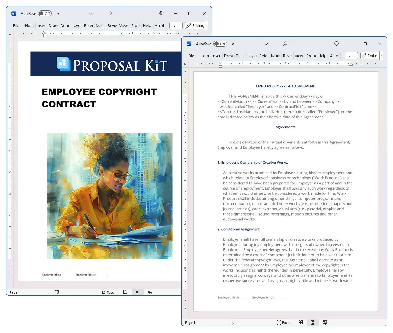 Employee Copyright Contract Concepts