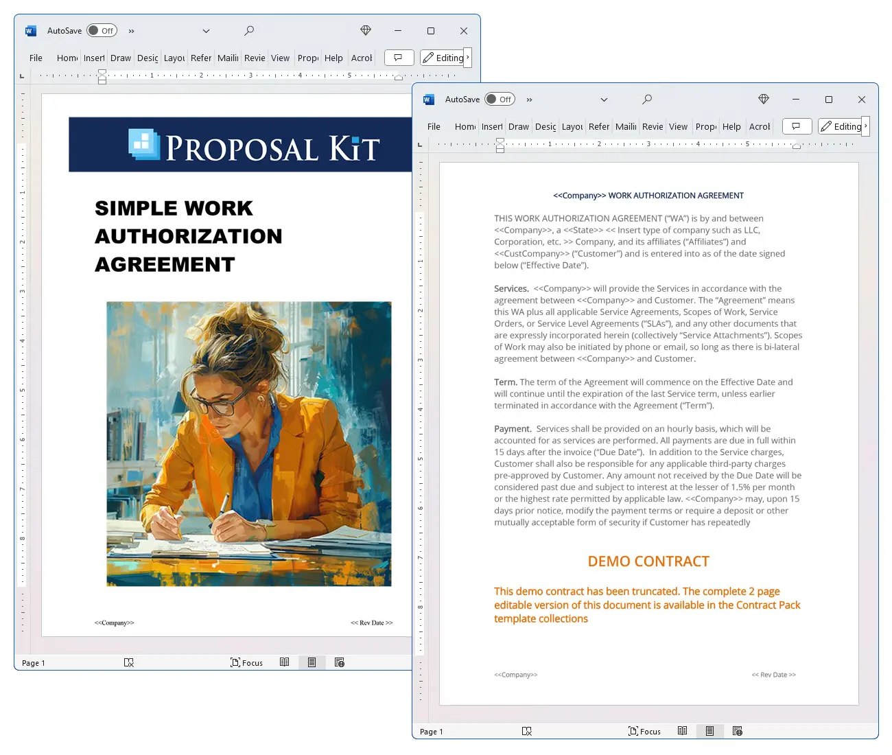 Simple Work Authorization Agreement Concepts
