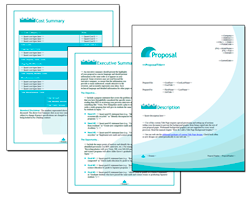 Business Proposal Software and Templates Aqua #4