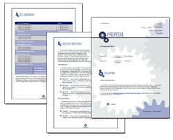 Business Proposal Software and Templates Concepts #1