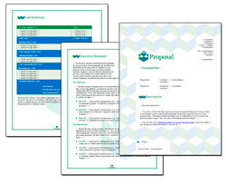 Business Proposal Software and Templates Contemporary #12