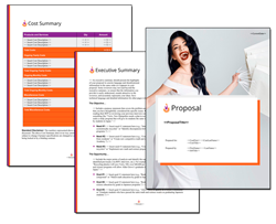 Business Proposal Software and Templates Contemporary #17