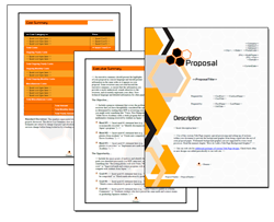 Business Proposal Software and Templates Contemporary #1