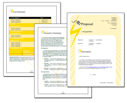 Business Proposal Software and Templates Electrical #1