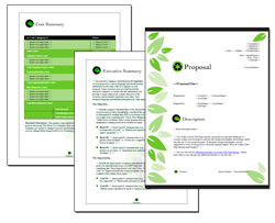 Business Proposal Software and Templates Environmental #1