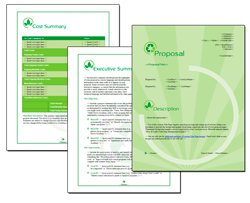 Business Proposal Software and Templates Environmental #2