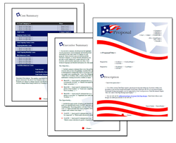 Business Proposal Software and Templates Flag #1
