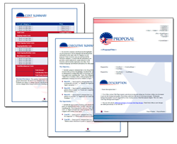 Business Proposal Software and Templates Flag #3