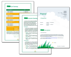 Business Proposal Software and Templates Lawn #1