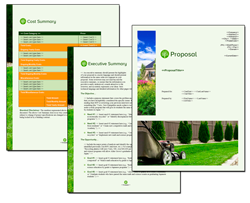 Business Proposal Software and Templates Lawn #3