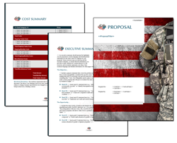 Business Proposal Software and Templates Military #5