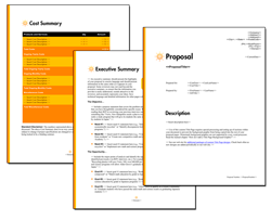 Business Proposal Software and Templates Minimalist #1