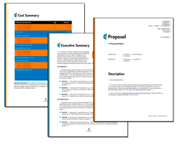 Business Proposal Software and Templates Minimalist #6
