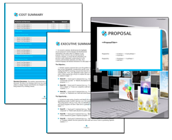 Business Proposal Software and Templates Multimedia #5