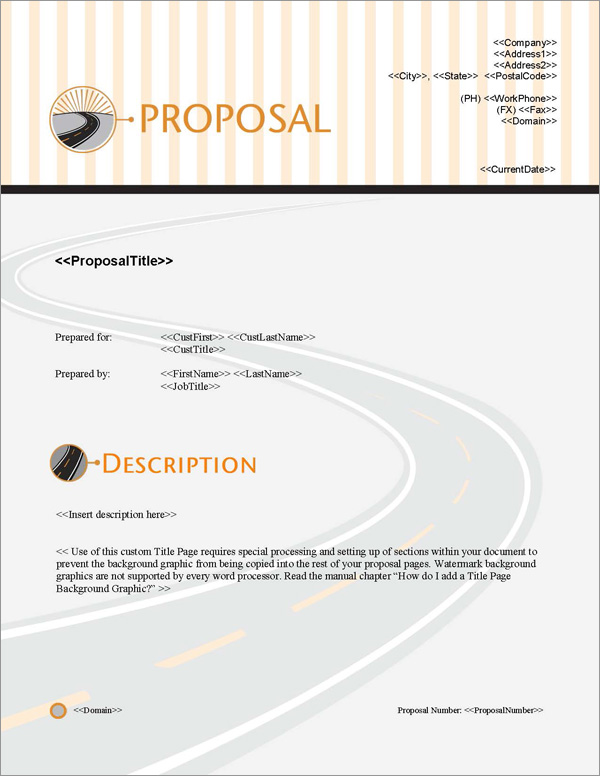 Proposal Pack In Motion #3 Title Page