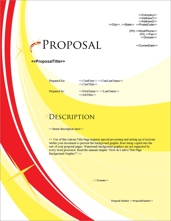 Proposal Pack In Motion #4 Title Page