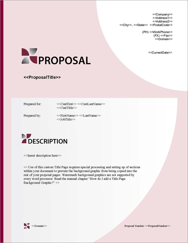 Proposal Pack Classic #7 Title Page