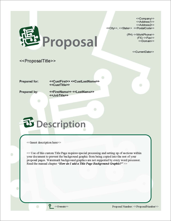 Proposal Pack Computers #3 Title Page
