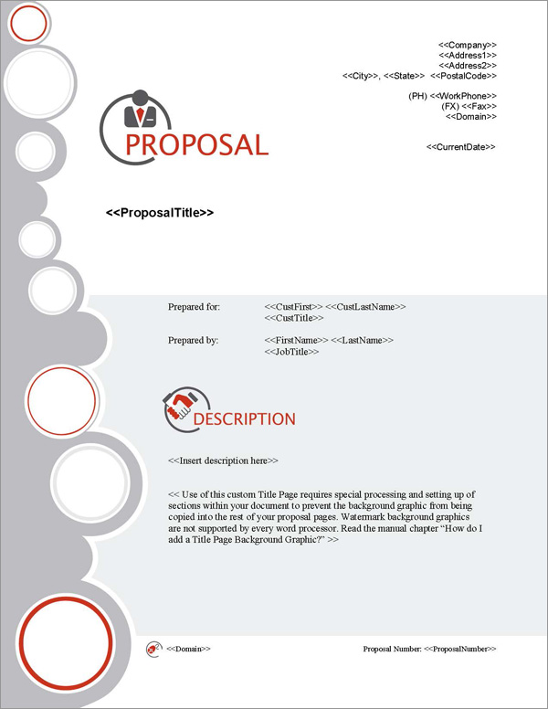 Proposal Pack Business #13 Title Page