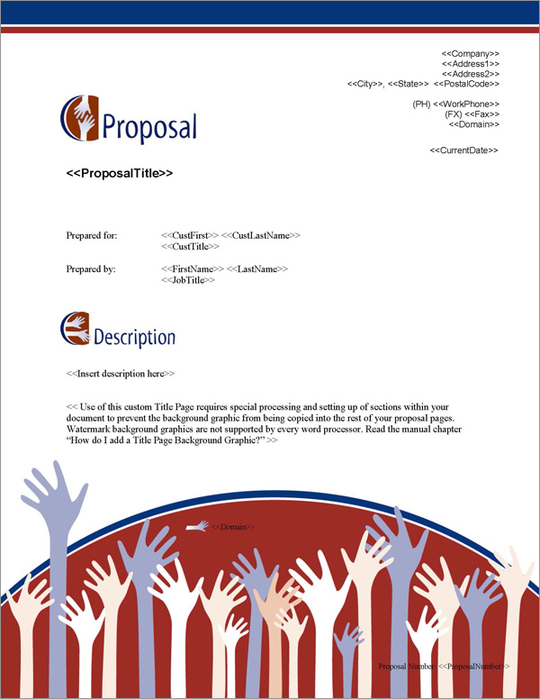 Proposal Pack People #3 Title Page