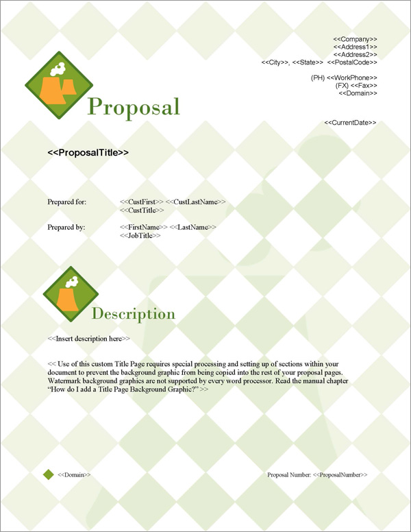 Proposal Pack Energy #3 Title Page
