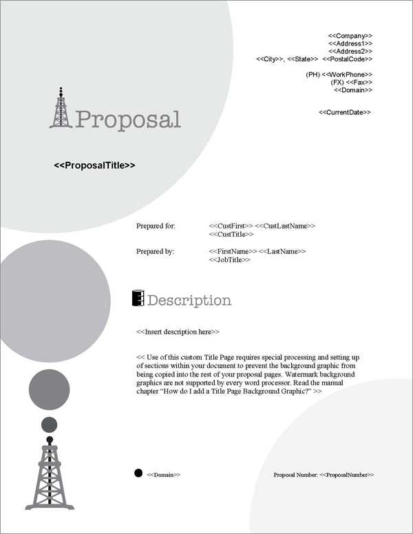 Proposal Pack Energy #8 Title Page