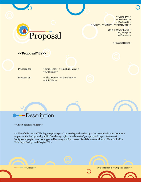 Proposal Pack Artsy #7 Title Page