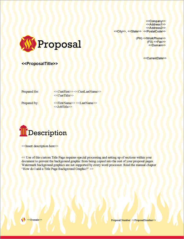 Proposal Pack Safety #2 Title Page