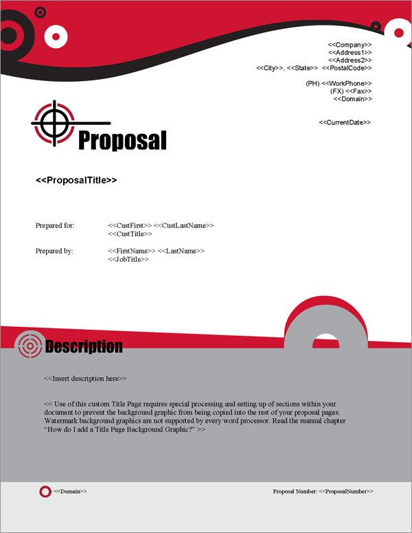 Proposal Pack Security #7 Title Page