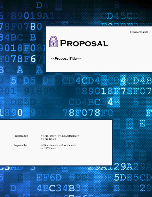 Proposal Pack Security #10 Title Page