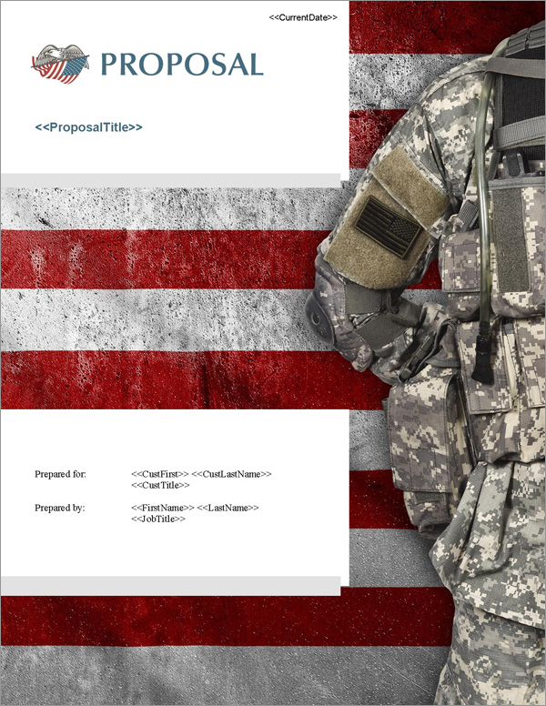 Proposal Pack Military #5 Title Page