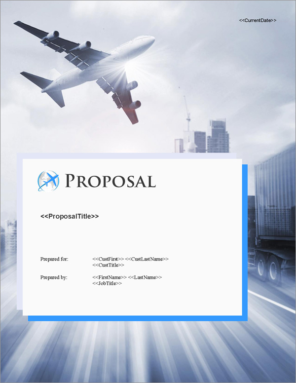 Proposal Pack Transportation #8 Title Page