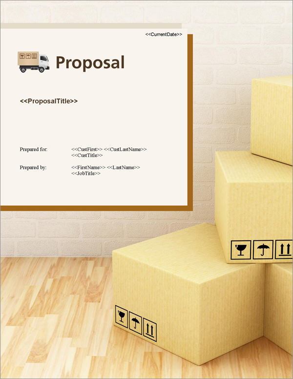 Proposal Pack Transportation #9 Title Page