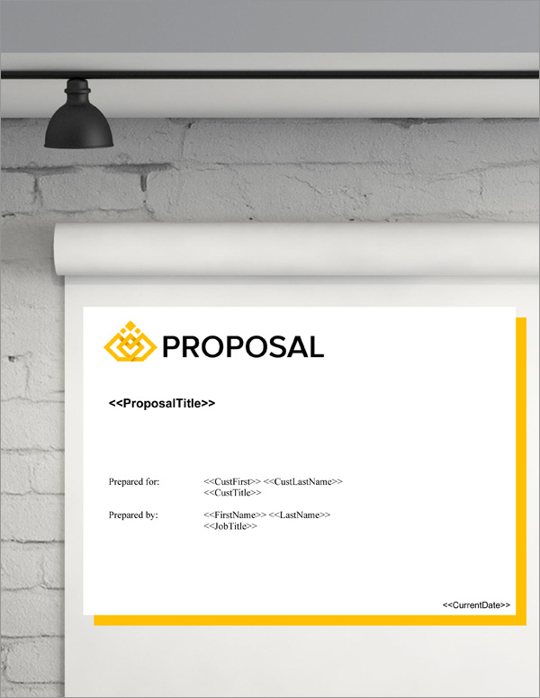 Proposal Pack Business #20 Title Page