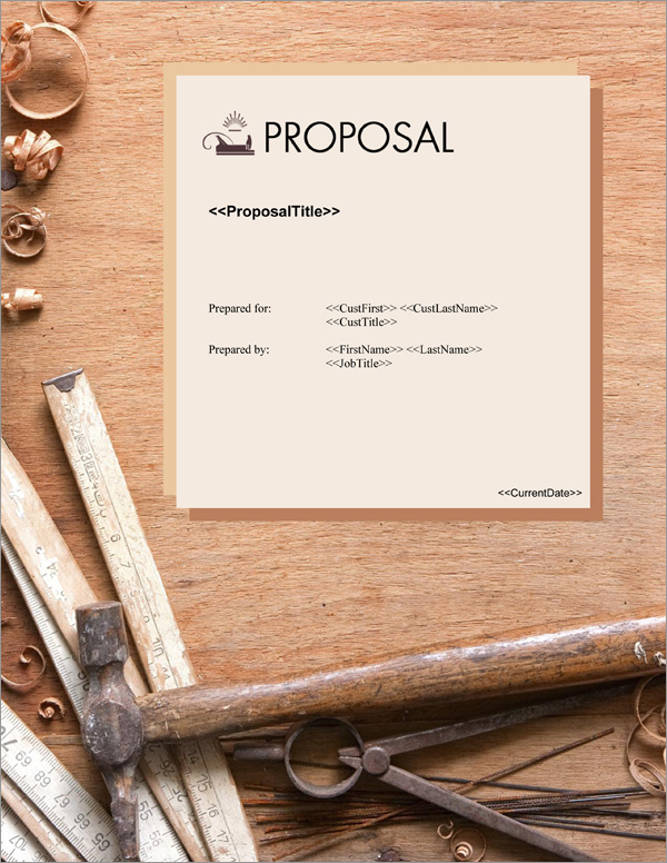 Proposal Pack Construction #7 Title Page