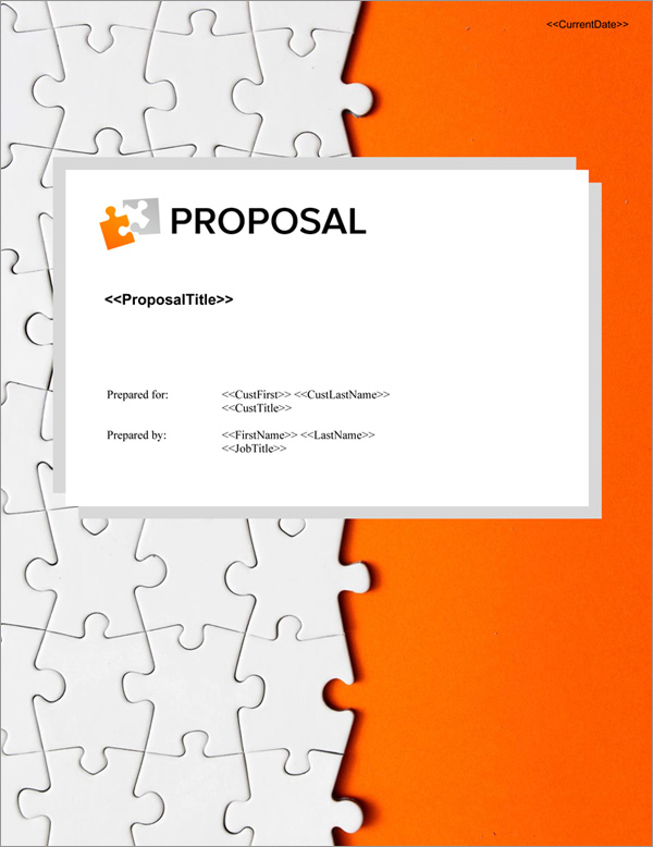 Proposal Pack Concepts #15 Title Page