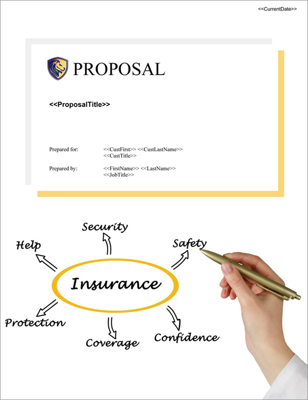 Proposal Pack Insurance #1 Title Page