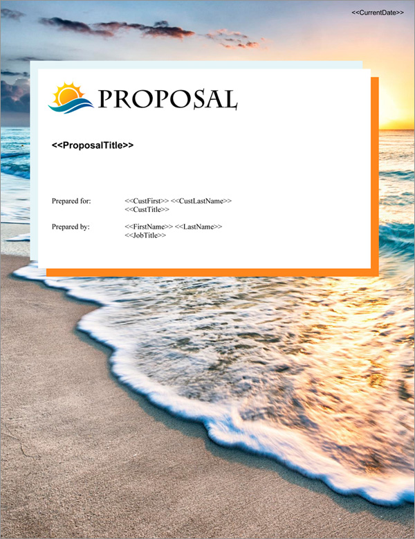 Proposal Pack Nature #7 Title Page