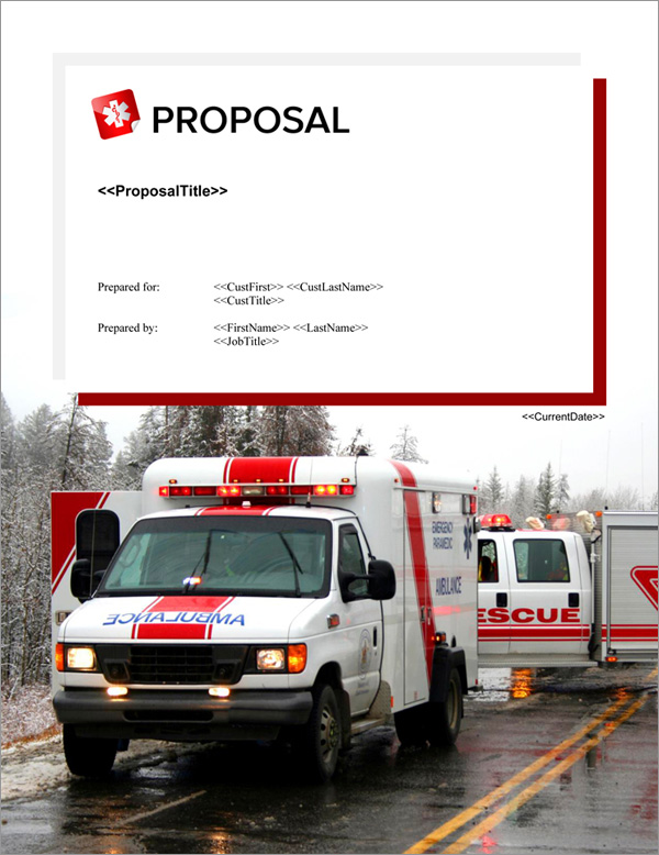 Proposal Pack Medical #8 Title Page