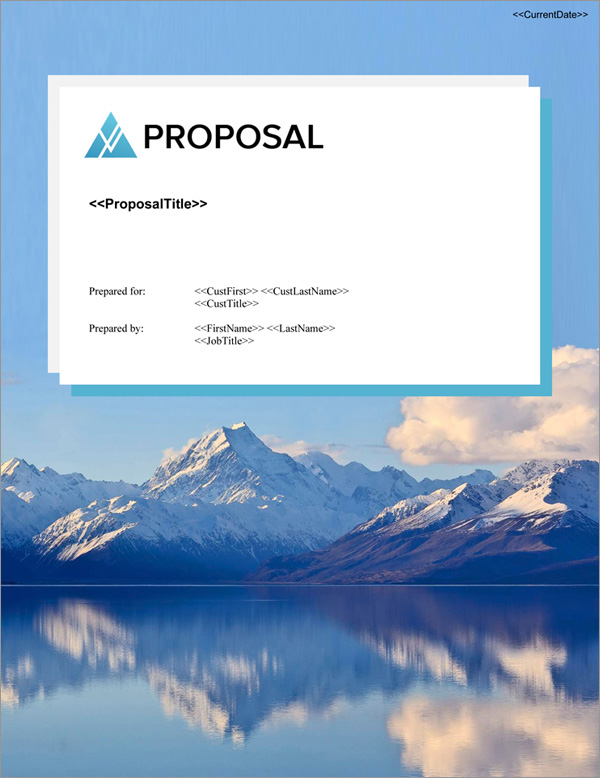 Proposal Pack Outdoors #4 Title Page