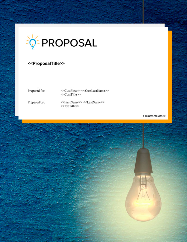 Proposal Pack Concepts #17 Title Page