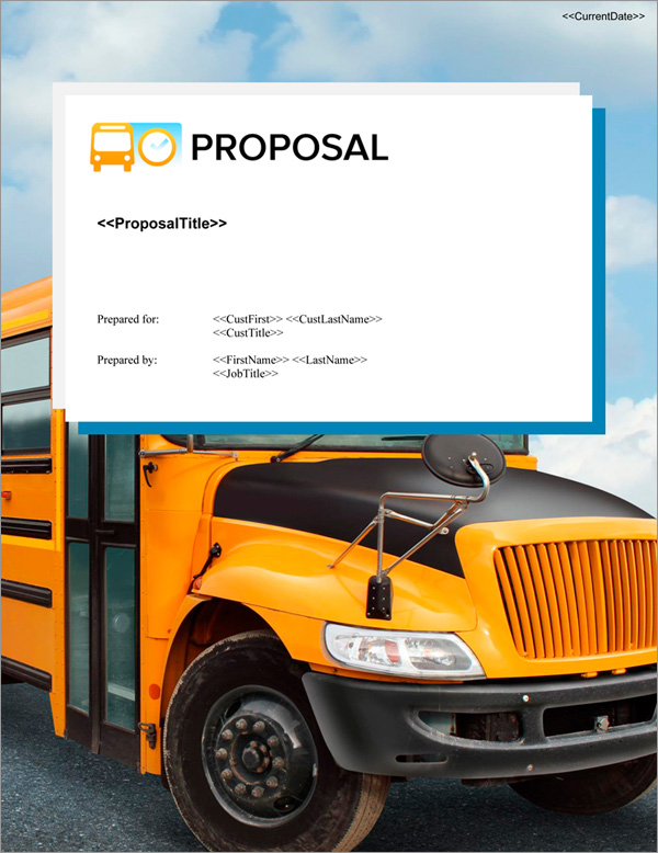 Proposal Pack Transportation #11 Title Page