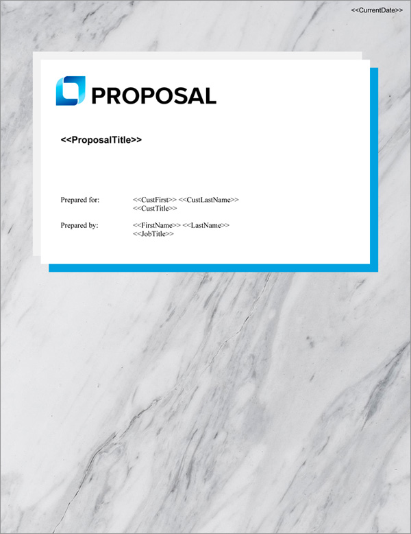 Proposal Pack Classic #19 Title Page