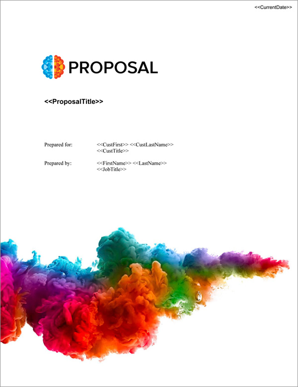 Proposal Pack Artsy #12 Title Page
