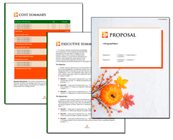 Business Proposal Software and Templates Seasonal #4