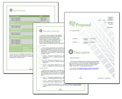 Proposal Pack Transportation 1 Downloadable Proposal Software Templates And Sles Logistics Rfp Template