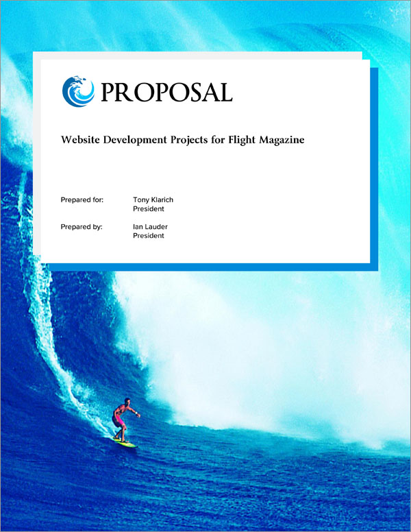 Proposal Pack Aqua #8