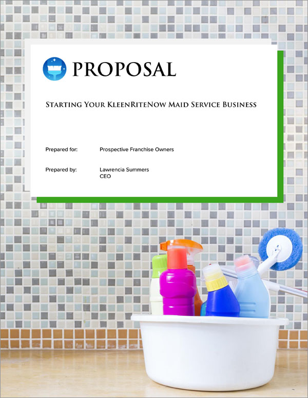 Proposal Pack Janitorial #4