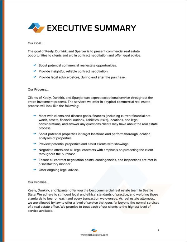 Proposal Pack Business #23 Body Page