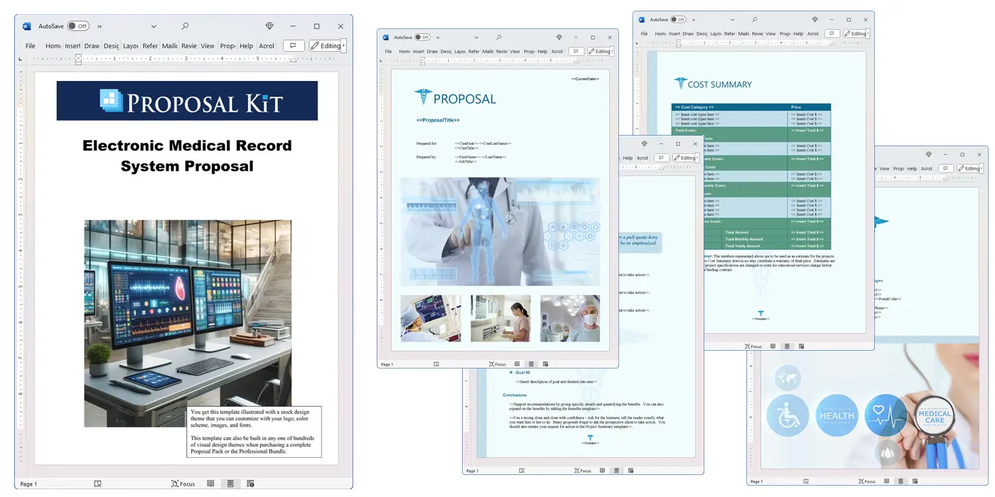 Proposal Pack Medical #7 Screenshot of Pages